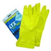 Luva Látex Amarela Acabamen. Flocado LTX 700 – Plastcor