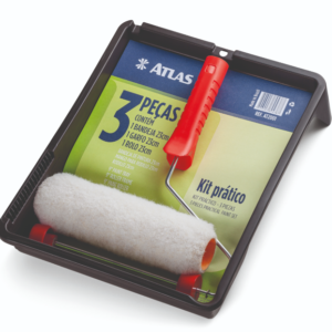 Kit P/ Pintura Prático 3 Pcs Atlas