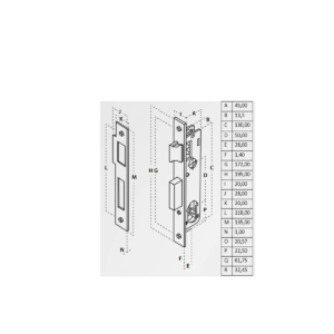 Fechadura Externa F2500/01 Inox Pol. Aliança