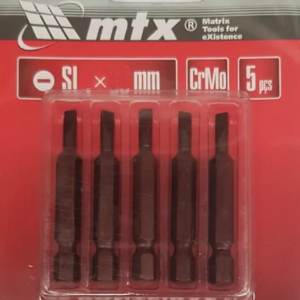 Bits Fenda 1/4 Pol. 4X38MM 5 Pçs. –  Mtx